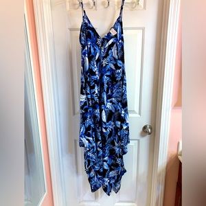Tommy Bahama Indigo Garden Scarf Dress NWT